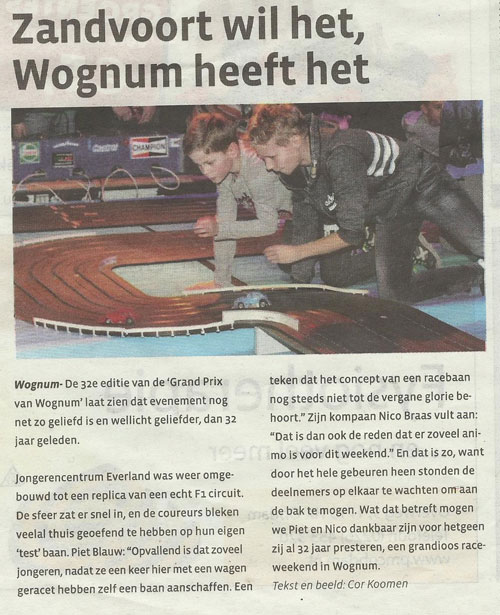 Zandvoort wil het Wognum heeft het