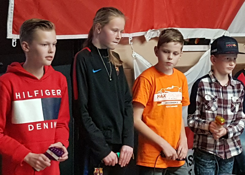 Finalisten bij de Junioren